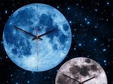 Moon Wall Clock