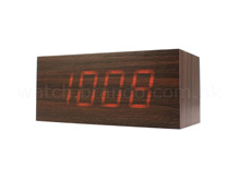 Mysterious Wood Clock (Walnut Wood)