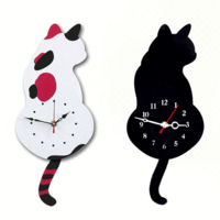 Cat Swing Clock