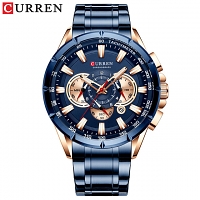 Curren Mens Fashion with Stainless Steel Band Strap Wristwatch 8363