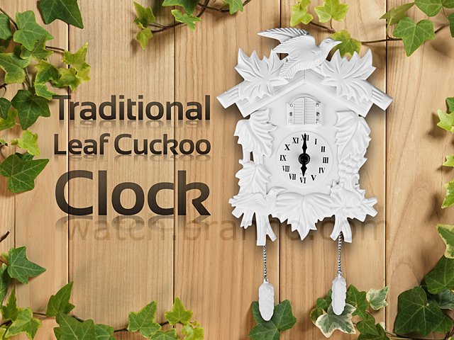 Traditional Leaf Cuckoo Clock