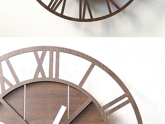 Wooden Roma Antique Wall Clock