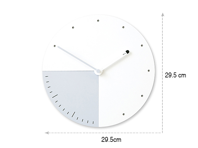 Point Round Non Ticking Silent Wall Clock