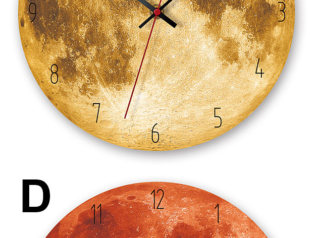 Moon Wall Clock