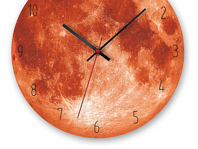 Moon Wall Clock