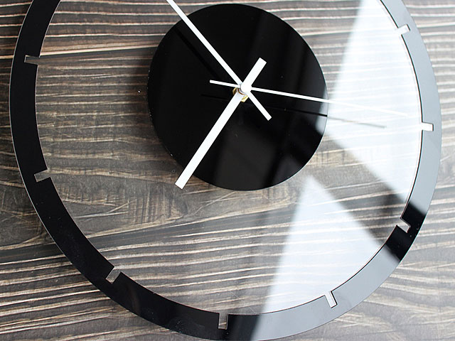 Transparent Acrylic Clock