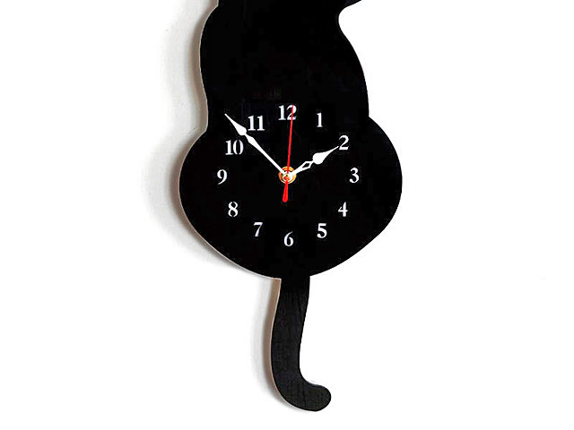 Cat Swing Clock