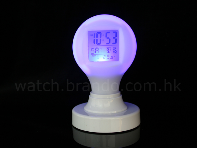 Magic Bulb Digital Alarm Clock