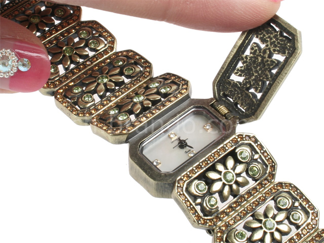 Chinese Vintage Bronzed Bracelet Watch