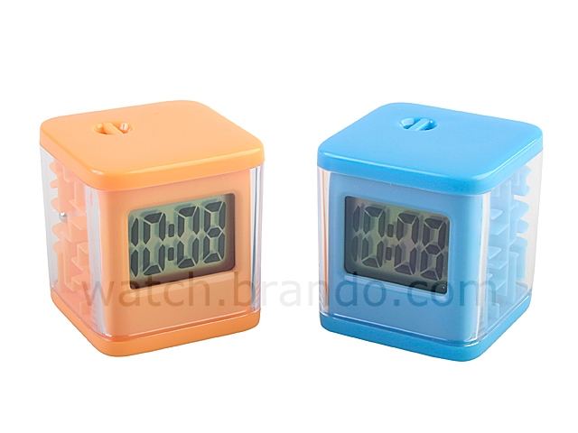 Mini Maze Cube  Clock