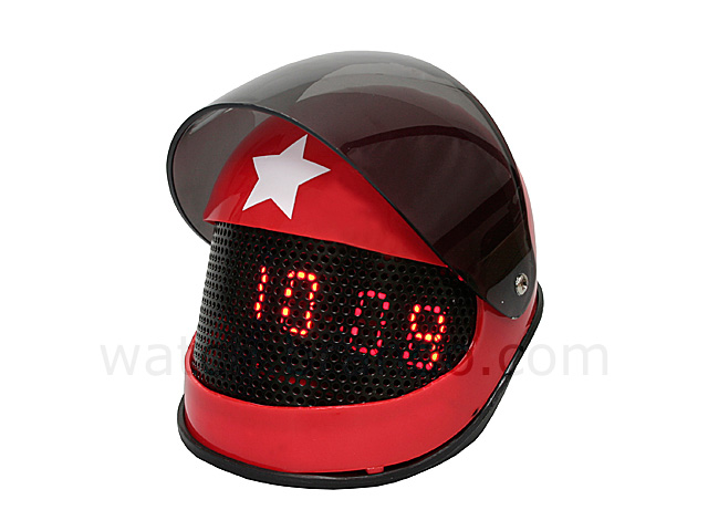 Fashion Helmet Clock