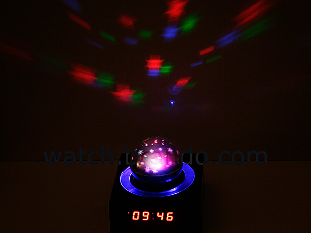 Starry Sky Projection Clock (Red LED)