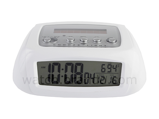 Sun Power LCD Alarm Clock