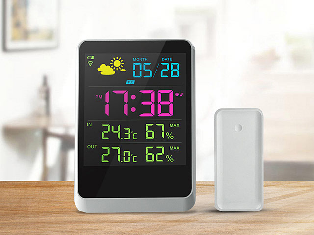 Remote Weather Station Alarm Clock (YGH-391)