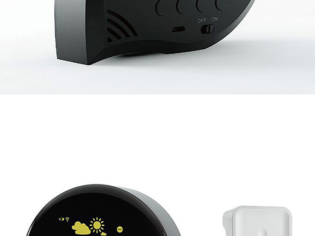 Mini Q Remote Weather Station Alarm Clock