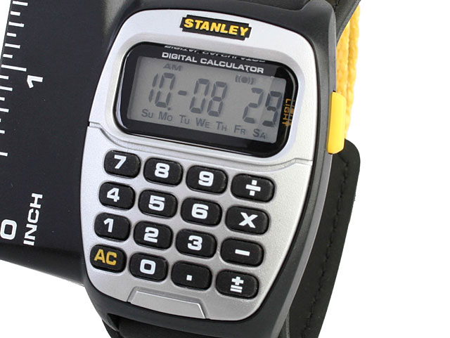 Stanley Calculator Ruler Watch