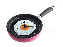 Egg in Frying Pan Clock