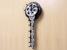 Key Gear Clock