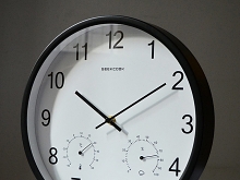 Hygrometer Temperature Wall Clock