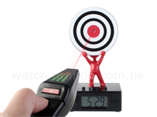 Laser Target Alarm Clock