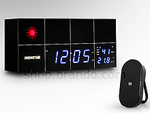 RF433MHZ Remote Weather Station Alarm Clock (HSD1143B)