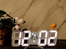 infoThink SNOOPY Series Figure Digital Clock