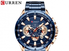 Curren Mens Fashion with Stainless Steel Band Strap Wristwatch 8363