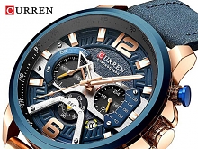 Curren Mens PU Leather Band Strap Wristwatch 8329