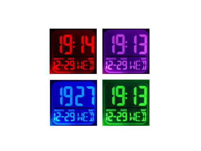 C.I.D Colored LCD Clock