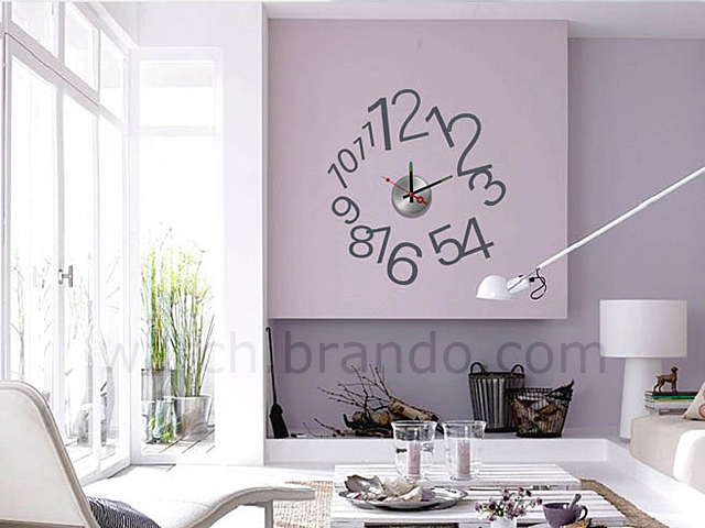 Wall Sticker Decorative Clock - Numbers