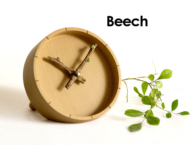 Bud Wooden Desk Clock