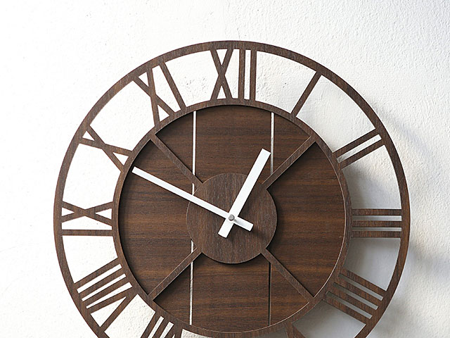Wooden Roma Antique Wall Clock