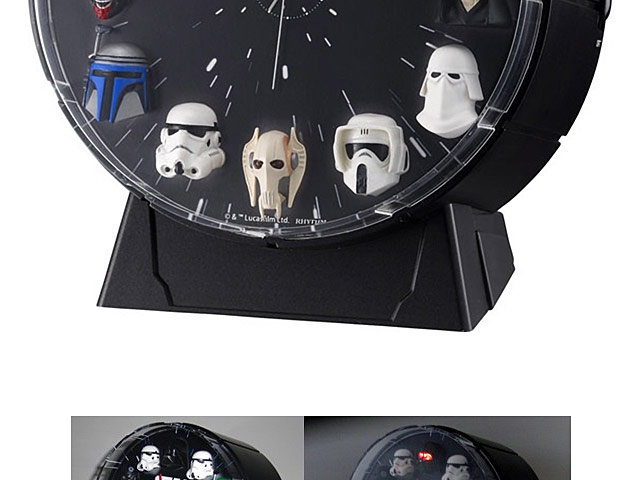 Rhythm Star Wars 12 Figures Clock