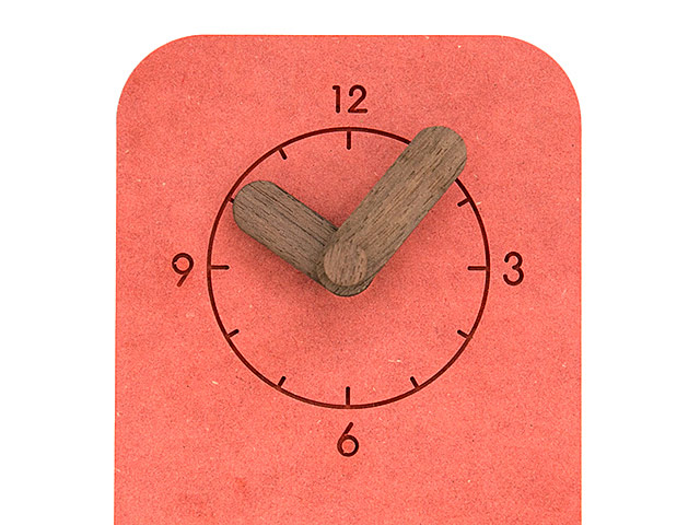 Concrete Table Clock B