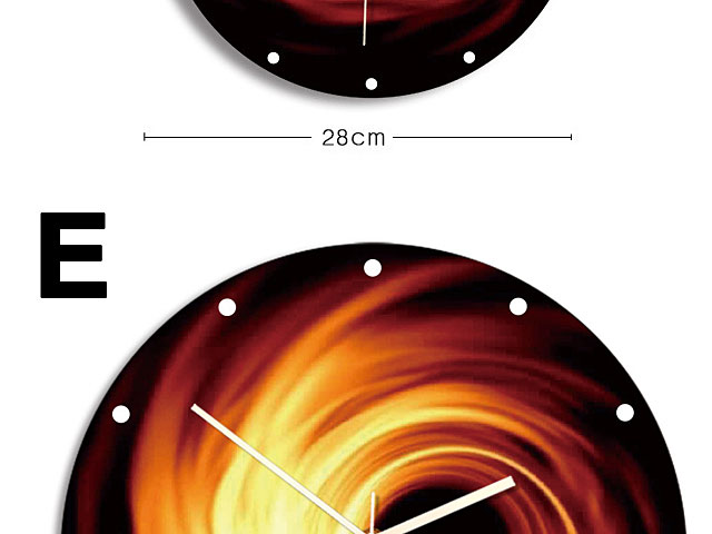 Black Hole Series Acrylic Wall Clock