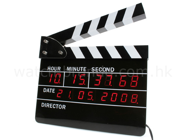 Film Action Clock