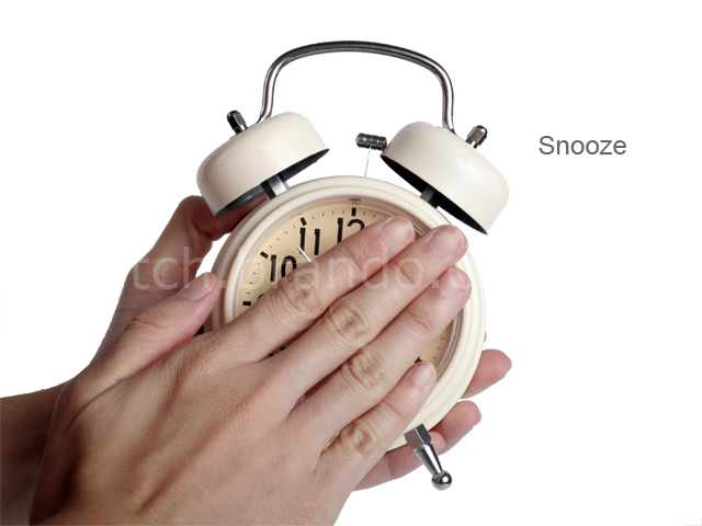 a really loud alarm clock