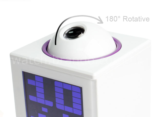 180 Degree Rotative Projection Clock