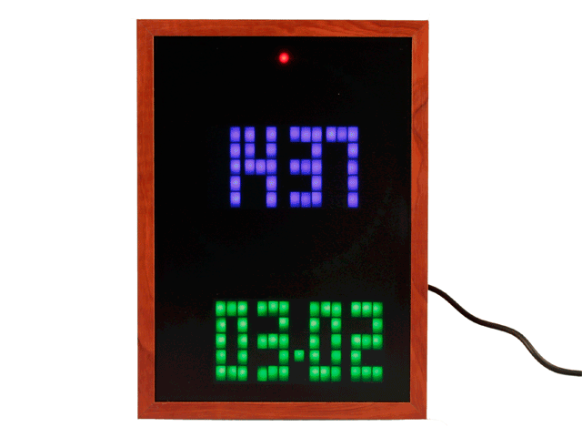 Animated LED Clock (Vertical Version)
