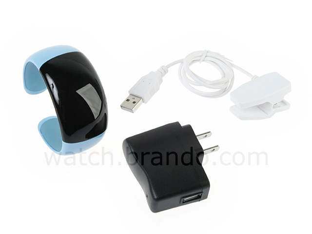 Fashionable Bluetooth Vibrating Bracelet + Watch