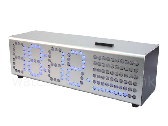 Cyber Aluminium LED Clock