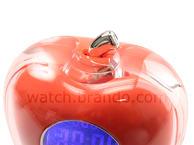 Crystal Apple Talking Clock