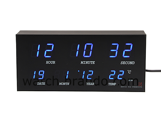 Digital LED Clock (Date/Time/Temperature)