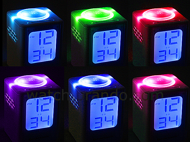 USB Mini Luminous Aroma Alarm Clock