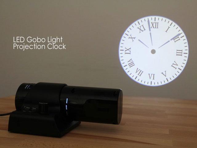 Gobo Light Projection Clock