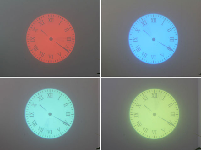 LED Gobo Light Projection Clock