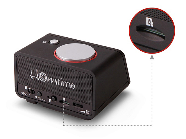 4-in-1 Bluetooth Alarm Clock Speaker with Dual USB Charger