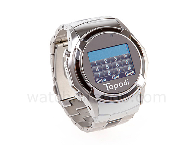 Dual Sim Cards Bluetooth Wrist Watch Mobile with Camera