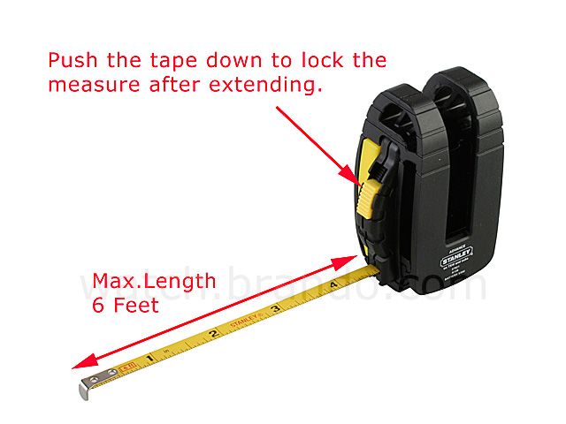 Stanley Clip Watch with Tape Measure